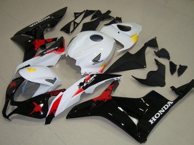 Carenados Moto Honda CBR600RR 2007-2008 - Blanco Amarillo Rojo Negro Brillante