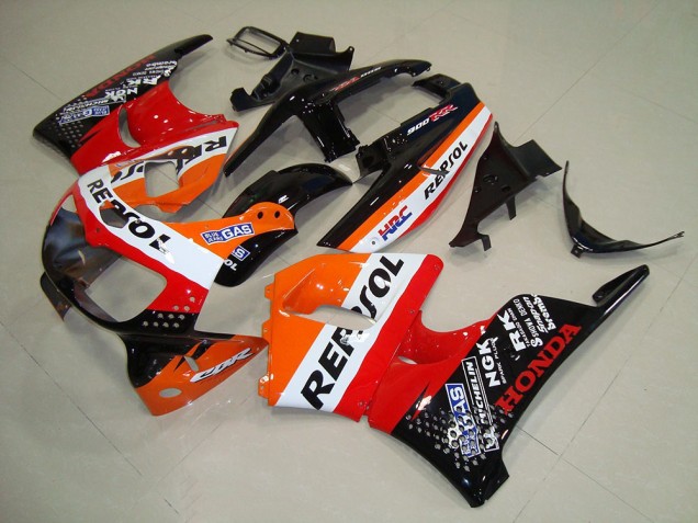 Carenados Moto Honda CBR900RR 893 1994-1995 - Naranja Blanco Rojo Negro Brillante HRC Repsol