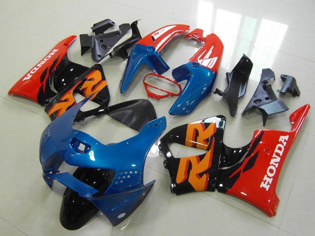 Carenados Moto Honda CBR900RR 919 1998-1999 - Rojo Azul Negro Brillante