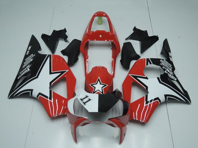 Carenados Moto Honda CBR900RR 954 2002-2003 - Negro Rojo Star