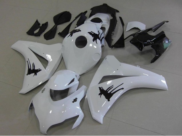 Carenados Moto Honda CBR1000RR 2008-2011 - Blanco Negro Especial Calcomanías