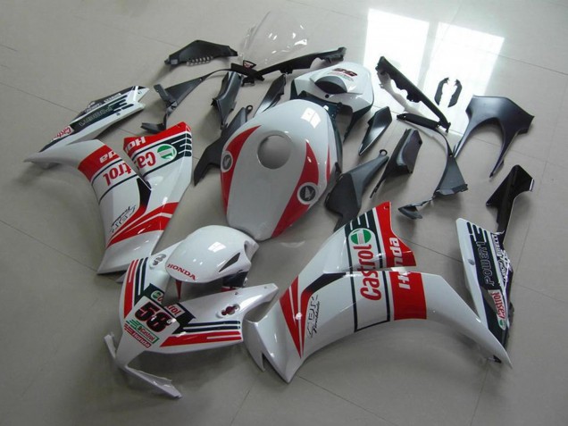 Carenados Moto Honda CBR1000RR 2012-2016 - Blanco Rojo Verde Castrol