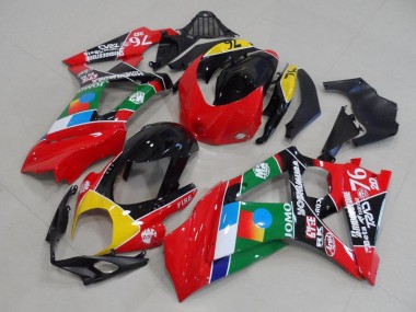 Carenados Moto Suzuki GSXR 1000 2007-2008 - Rojo Amarillo Negro Azul Blanco Verde