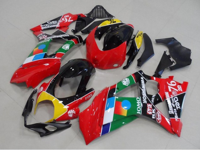 Carenados Moto Suzuki GSXR 1000 2007-2008 - Rojo Amarillo Negro Azul Blanco Verde