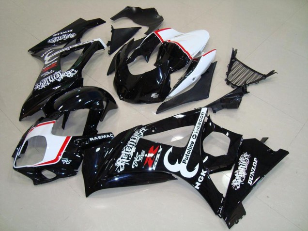 Carenados Moto Suzuki GSXR 1000 2007-2008 - Negro Brillante Rojo Relentless