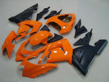 Carenados Moto Kawasaki ZX10R 2004-2005 - Naranja Negro Mate