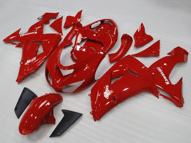 Carenados Moto Kawasaki ZX10R 2006-2007 - Rojo Blanco