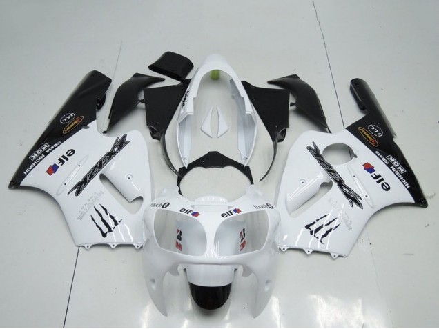 Carenados Moto Kawasaki ZX12R 2000-2001 - Blanco Negro Elf Monstruo