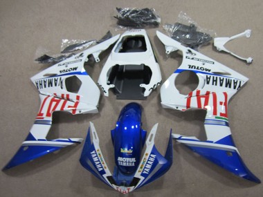 Carenados Moto Yamaha YZF R6 2003-2004 - Blanco Azul Rojo Fiat Motul