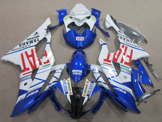 Carenados Moto Yamaha YZF R6 2008-2016 - Blanco Azul Rojo Motul Fiat