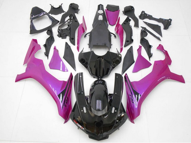 Carenados Moto Yamaha YZF R1 2015-2019 - Negro Brillante Rosa