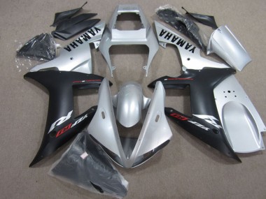 Carenados Moto Yamaha YZF R1 2004-2006 - Plata Negro Mate