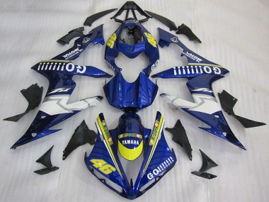 Carenados Moto Yamaha YZF R1 2004-2006 - Azul Amarillo Blanco Go 46