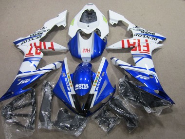 Carenados Moto Yamaha YZF R1 2004-2006 - Blanco Azul Motul Fiat