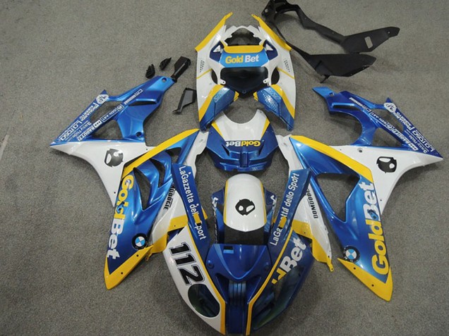 Carenados Moto BMW S1000RR 2009-2014 - Blanco Amarillo Azul OroBet 112