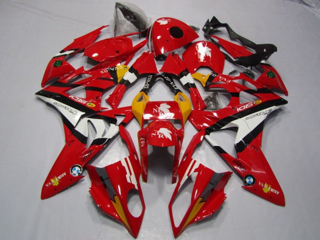 Carenados Moto BMW S1000RR 2009-2014 - Rojo Blanco Negro
