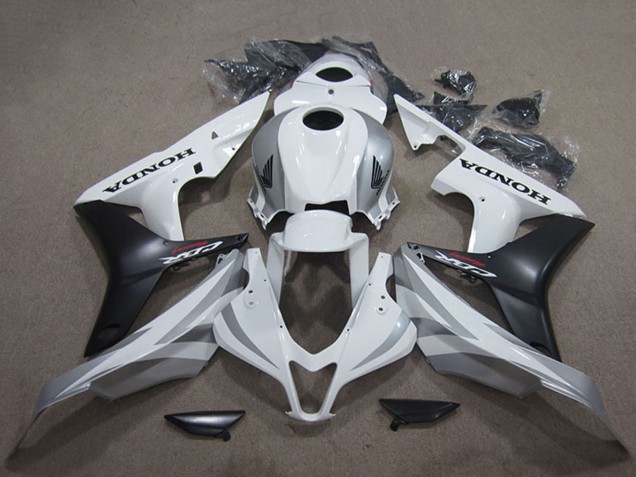 Carenado Moto Honda CBR600RR 2007-2008 - Blanco Negro Mate