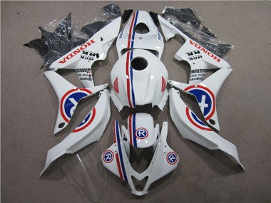 Carenados Moto Honda CBR600RR 2007-2008 - Blanco Azul Rojo R