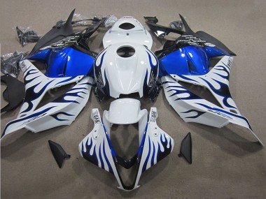 Carenados Moto Honda CBR600RR 2009-2012 - Blanco Azul Llama