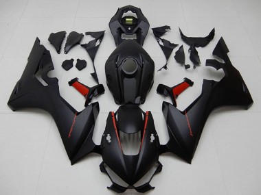 Carenado Moto Honda CBR1000RR 2017-2023 - Negro Mate Rojo
