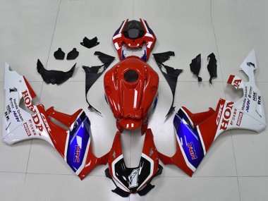 Carenado Moto Honda CBR1000RR 2017-2023 - Blanco Rojo Azul Negro HRC
