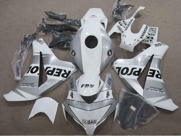 Carenado Moto Honda CBR1000RR 2008-2011 - Blanco Plata Negro Repsol