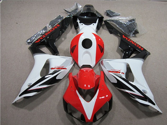 Carenados Moto Honda CBR1000RR 2006-2007 - Blanco Rojo Negro Brillante Fireblade