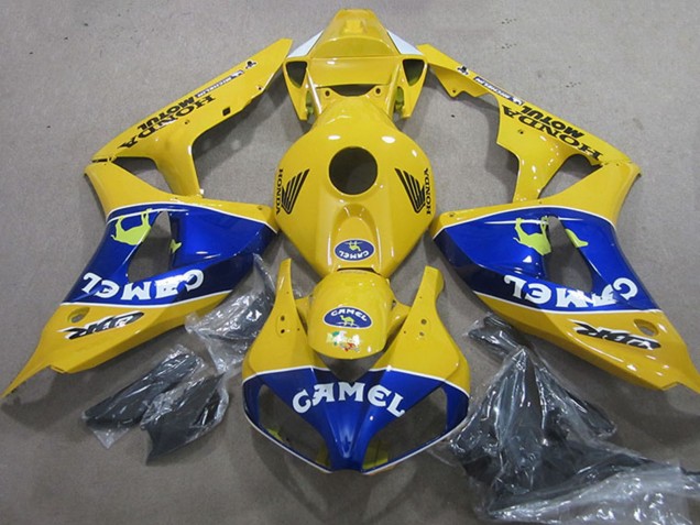 Carenados Moto Honda CBR1000RR 2006-2007 - Amarillo Azul Camello
