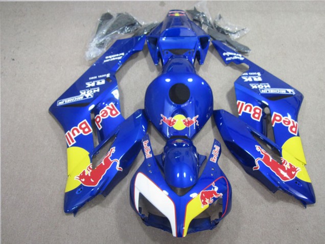 Carenados Moto Honda CBR1000RR 2004-2005 - Azul Amarillo Blanco Rojo Bull