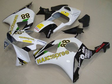 Carenados Moto Honda CBR900RR 954 2002-2003 - Blanco Amarillo Negro Brillante Hannspree 88