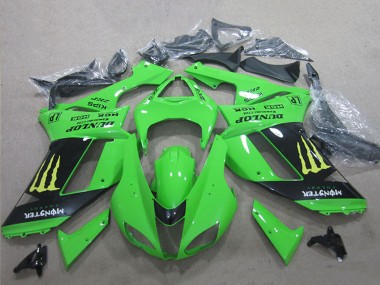 Carenados Moto Kawasaki ZX6R 2007-2008 - Blanco Azul Ninja