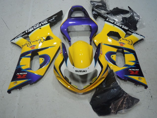 Carenados Moto Suzuki GSXR 600 2001-2003 - Amarillo Púrpura Negro