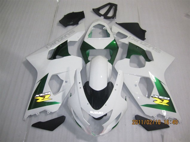 Carenados Moto Suzuki GSXR 600 2004-2005 - Blanco Verde Amarillo Negro