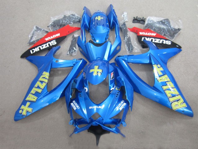 Carenados Moto Suzuki GSXR 600 2008-2010 - Azul Amarillo Rojo Negro Rizla Motul