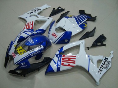 Carenados Moto Suzuki GSXR 750 2006-2007 - Blanco Azul Rojo Fiat 46