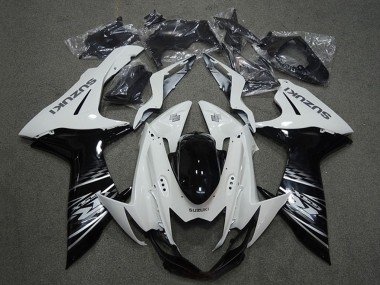 Carenados Moto Suzuki GSXR 750 2011-2024 - Blanco Negro