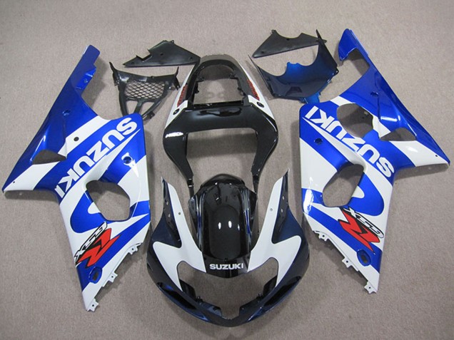 Carenados Moto Suzuki GSXR 1000 2000-2002 - Azul Blanco Negro Rojo