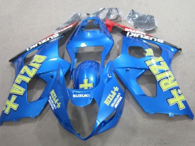 Carenados Moto Suzuki GSXR 1000 2003-2004 - Azul Amarillo Negro Rizla