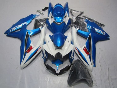 Carenado Moto Suzuki GSXR 1000 2007-2008 - Blanco Azul Rojo