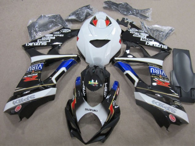 Carenados Moto Suzuki GSXR 1000 2007-2008 - Blanco Azul Rojo Negro
