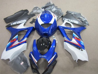 Carenados Moto Suzuki GSXR 1000 2007-2008 - Blanco Azul Rojo