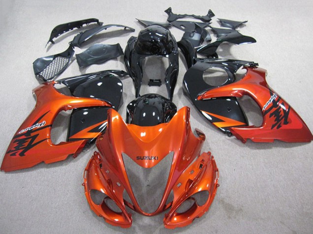 Carenados Moto Suzuki GSXR 1300 Hayabusa 2008-2020 - Naranja Negro