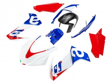 Carenado Moto Aprilia RS660 2020-2024 - Blanco Azul Rojo