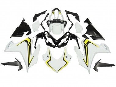 Carenados Moto Honda CBR500R 2022-2023 - Blanco Neon Amarillo Negro Mate