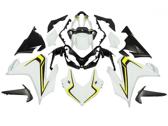 Carenados Moto Honda CBR500R 2022-2023 - Blanco Neon Amarillo Negro Mate
