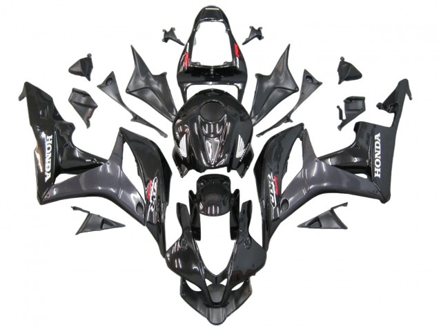 Carenados Moto Honda CBR600RR 2007-2008 - Gris Negro Brillante Calcomanías