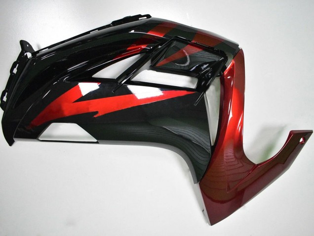 Carenados Moto Kawasaki EX650 2012-2016 - Rojo Negro Brillante
