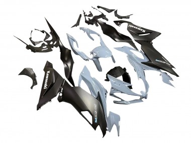 Carenados Moto Kawasaki ZX6R 2019-2022 - Gris Negro Mate