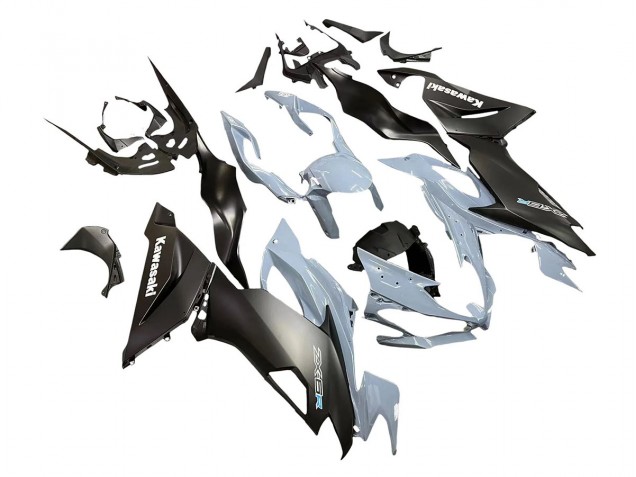 Carenados Moto Kawasaki ZX6R 2019-2022 - Gris Negro Mate