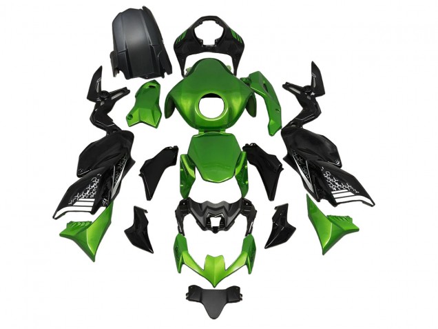 Carenados Moto Kawasaki Z900 2020-2024 - Verde Negro